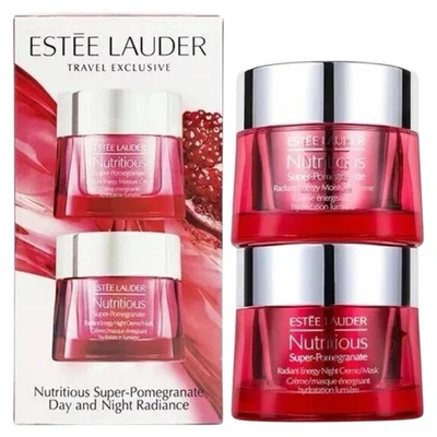 Estee Lauder Nutritious Super-Pomergranate 1.7 oz Day/Night Radiance 2pc Set NIB - Image 1 of 3