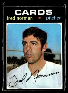 1971 Topps EX Fred Norman St. Louis Cardinals #348 - Picture 1 of 2