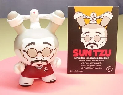 SUN TZU ~ Kidrobot ART OF WAR Dunny 3" Designer Vinyl / Jon-Paul Kaiser @2014 - Image 1 of 2