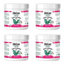 LifeCare Bio Anti-Cellulite Hautpflege-Gel mit Koffein Wärmander Wirkung 4x250ml