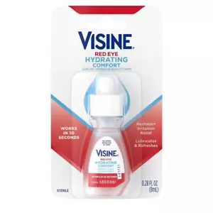 Visine Advanced Redness + Irritation Relief Lubricant Eye Drops 0.28 oz 6 Pack - Picture 1 of 1