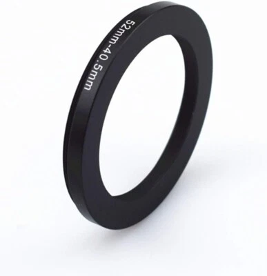 Amopofo 52mm-40.5mm Step-Down Ring Filter Adapter for All Brands UV,ND,CPL - Image 1 of 4