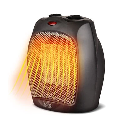 BLACK+DECKER Portable Space Heater, Room Space Heater with Carry Handle for Easy - Image 1 of 4