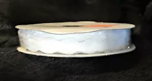 White Thin Rick Rack Trim 1 Roll Berwick Offray 1/4" x 3yds 100% Olefin New - Picture 1 of 2
