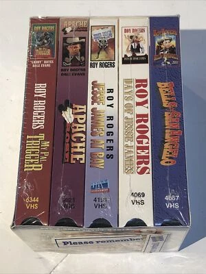 ROY RODGERS ACTION-PACKED 5 VIDEO BOX SET - BRAND NEW - SEALED - Image 1 of 4