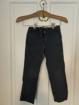 Crewcuts Chino Slim Pants Boys Blue Straight Leg Adjustable Waist Size 5 - Image 1 of 3