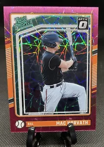 2024 Donruss Optic Rated Prospect Pink Velocity #119 Mac Horvath 30/79 - Orioles - Picture 1 of 3