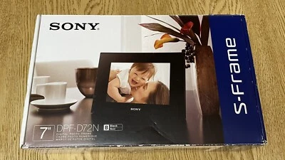 Sony DPF-D72N 7 Inch Digital S-Frame With Remote - BOXED - Image 1 of 4