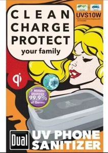 Dual Electronics UVS10W UV Phone Sanitizer for Car and Home Wireless Phone 🔥🔥 - Picture 1 of 8