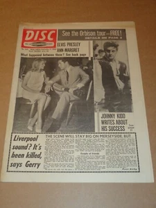 Disc - September 7 1963 Elvis/Ann-Margret/Johnny Kidd cover(Jan & Dean/Tornados) - Picture 1 of 1