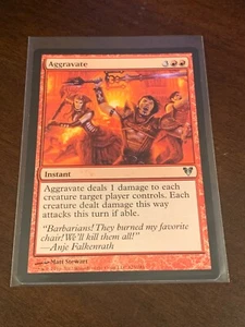 Magic the Gathering Avacyn Restored Aggravate - Picture 1 of 2