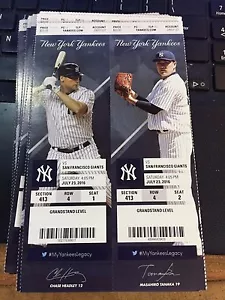 2016 NEW YORK YANKEES VS SAN FRANCISCO GIANTS TICKET STUB 7/23 - Picture 1 of 1