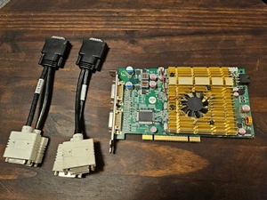 Jaton GeForce 8400 GS PCI 4 DVI outputs 512MB DDR2 Per GPU 1GB Total Very Rare - Picture 1 of 7