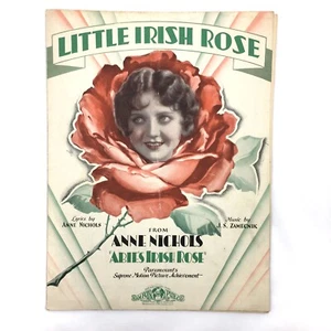 Little Irish Rose Anne Nichols Abie’s Irish Rose Motion Picture Sheet Music 1928 - Picture 1 of 8