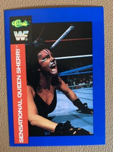 Sensational Queen Sherri 1991 Classic WWF Superstars Card #20 WWE Legend - Picture 1 of 2