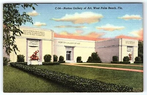 Vintage Postkarte Norton Gallery of Art West Palm Beach Florida FL - Bild 1 von 2