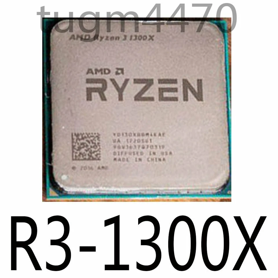 AMD Ryzen 3 1300X R3-1300X 3.5GHz 4-Core 8M 65W Socket AM4 CPU Processor - Image 1 of 1