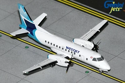 SAAB 340B WESTJET AIRLINES REG: C-GOIA - GEMINI JETS G2WJA1245 1/200 - PRE ORDER - Image 1 of 2