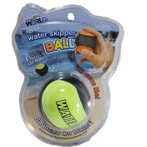 Water Skipper Ball Water Pool Giocattolo Misura Media Palline Tennis Galleggianti Oceano Nuovo - Foto 1 di 6