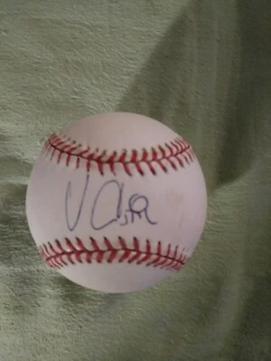 Бейсбольный мяч с автографом Винни Кастильи сертифицирован JSA OMLB - Изображение 1 из 2