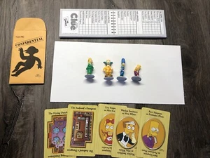 The Simpsons CLUE GAME Game Replacement Pieces 2nd Edition 2002 - Picture 1 of 6