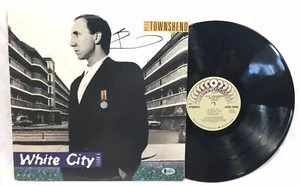 Pete Townshend Signed White City A Novel Vinyl Record Beckett Coa - Picture 1 of 2
