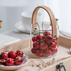 60Pcs Fake Cherry Decor Artificial Cherries Lifelike Red Cherries Decoration - Picture 1 of 13