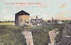Military College from Fort Frederick KINGSTON Ontario 1907 Nerlich & Co Postcard - Picture 1 of 2
