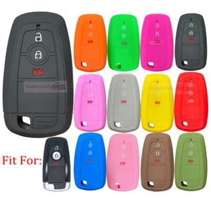 Fit Ford Ranger Escape EcoSport 3 Button Smart Key Fob Silicone Case Cover - Picture 1 of 25