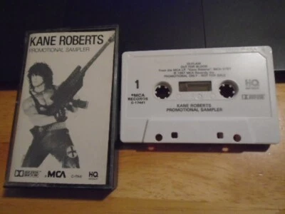RARE PROMO Kane Roberts CASSETTE TAPE sampler 1987 metal alice cooper winger ! - Image 1 of 2