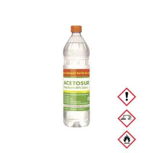 Essig-Essenz 80%, Acetosur Essig-Säure 80%,1 Liter, Lebensmittelqualität, hell - Bild 1 von 1