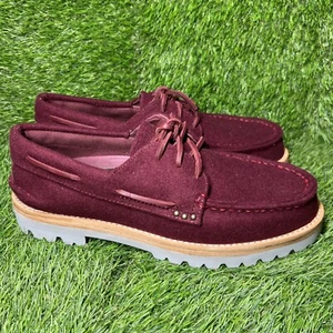 Sperry Top-Sider Bootsschuhe Herren 9 rot authentisch Original A/O 3 Eye Vibram NEU - Bild 1 von 6