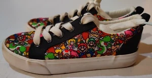 Nintendo Super Mario Bros Ground Up Canvas Sneakers Size 2 Boys 2022 Shoes - Picture 1 of 10