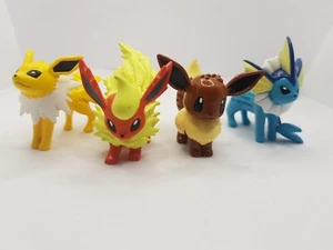 Pokemon Flareon Jolteon Vaporeon Eevee Figures Nintendo Tomy 2005-2007 - Picture 1 of 9