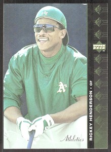 1994 SP #34 Rickey Henderson Oakland Athletics