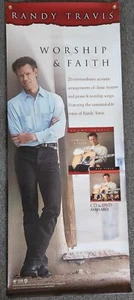 "Póster de vinilo - Randy Travis - Promoción de adoración y fe - 24"" x 60" - Imagen 1 de 1