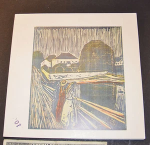 EDVARD MUNCH: The Major Graphic exhibition booklet for the united states tour - Picture 1 of 1