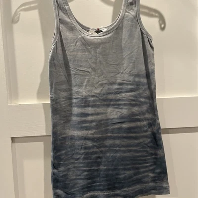 Hard Tail Forever Tank Grey Blue Tie-Dye Sexy Tank Top  SL-21 NWT Small - Image 1 of 4