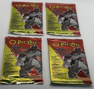 2002-03 O-Pee-Chee NHL 4 confezioni sigillate di fabbrica - 9 carte per confezione - Foto 1 di 3