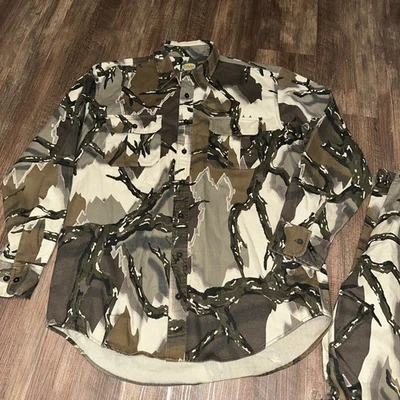 Predator 迷彩狩猎套装夹克裤子男式迷彩 Lg 高/34 — 第 1/4 张图片