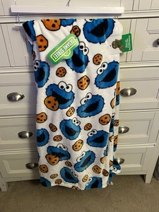 Coperta decorativa Sesame Street 60" X 70" peluche mostro biscotti - Foto 1 di 4