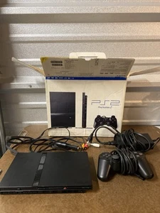 Consola delgada Sony PlayStation 2 PS2 con cables y controlador SCPH-75001 y caja - Imagen 1 de 24