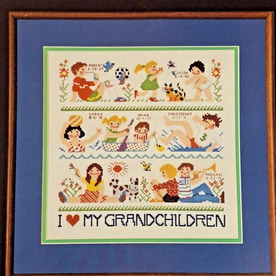 Dimensions I Love My Grandchildren #3508 Counted Cross Stitch Kit, PG - Image 1 of 4
