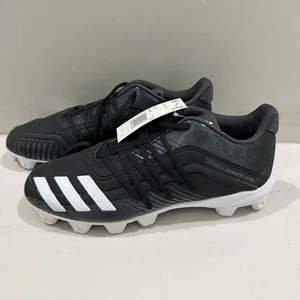 Scarpe da baseball Adidas Afterburner 6 MD da uomo taglia 8 nere bianche tacchetti - Foto 1 di 6
