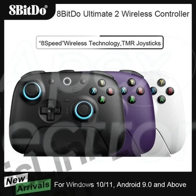 8BitDo Ultimate 2 Wireless Controller with TMR Joystick Switchable Triggers RGB - Image 1 of 4