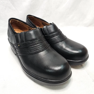 Ariat Steel Toe Black Leather Work Shoes Clogs 10002368 Women's Size 9B- EUC - Image 1 of 4