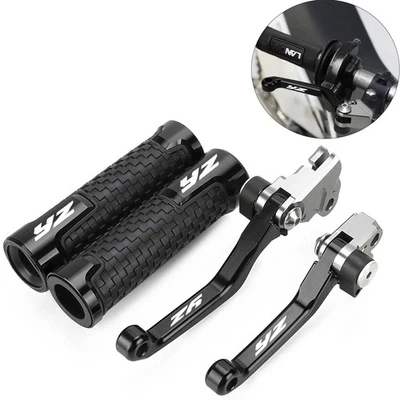 Black Brake Clutch Lever Handlebar Grip For YAMAHA YZ 125 250 250F YZ426F YZ450F Foto 1 de 4