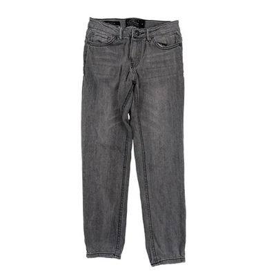Lucky Brand Zoe Skinny Fit Straight Tapered Leg Black Denim Jeans Boy's Size 8 - Image 1 of 4