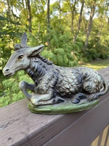 VTG fontanini donkey fig. for your nativity set 8.5” long Very Fine! - Picture 1 of 8