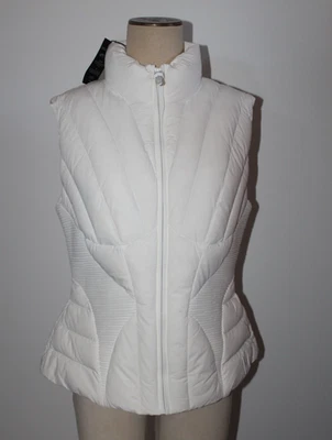 NUEVO CON ETIQUETAS Chaleco Mackage Aurelia Chaleco de Plumón Blanco L Foto 1 de 4